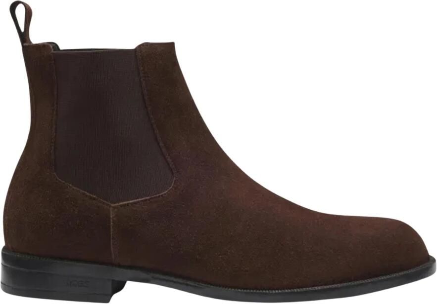 BOSS Enkelboots Heren Tayil_cheb Suède Bruin