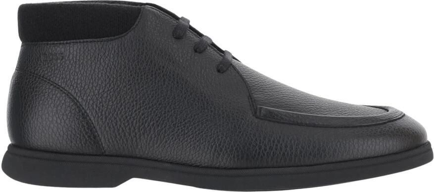 Boss Gekreukelde Leren Loafers