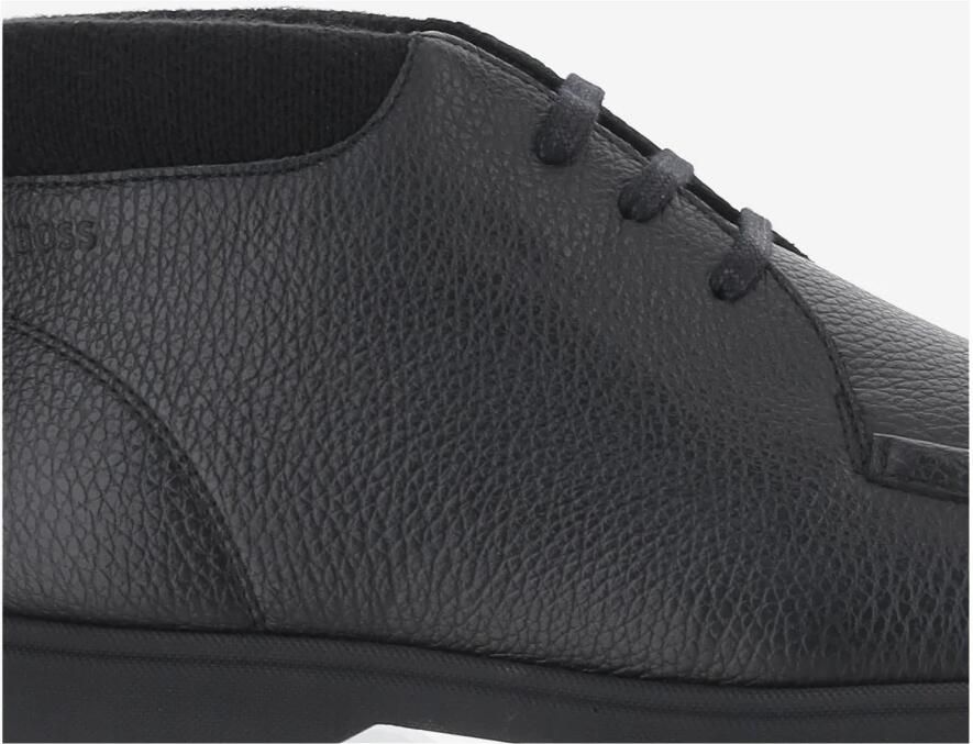 Boss Gekreukelde Leren Loafers - Foto 3