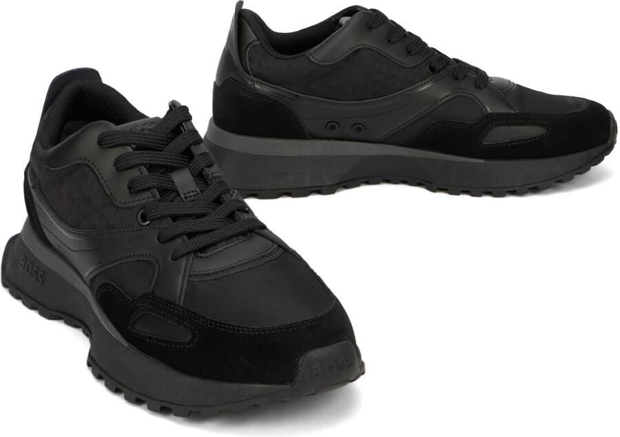 Hugo Boss Sportieve Sneakers van Gemengde Materialen Jonah Runn Zwart Black Heren - Foto 3