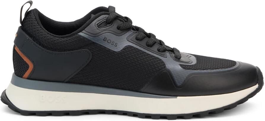 BOSS Heren Sneakers Zwart 50513195 009 Jonah_Runn_meth