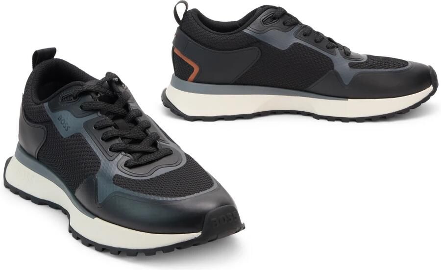 BOSS Heren Sneakers Zwart 50513195 009 Jonah_Runn_meth - Foto 2