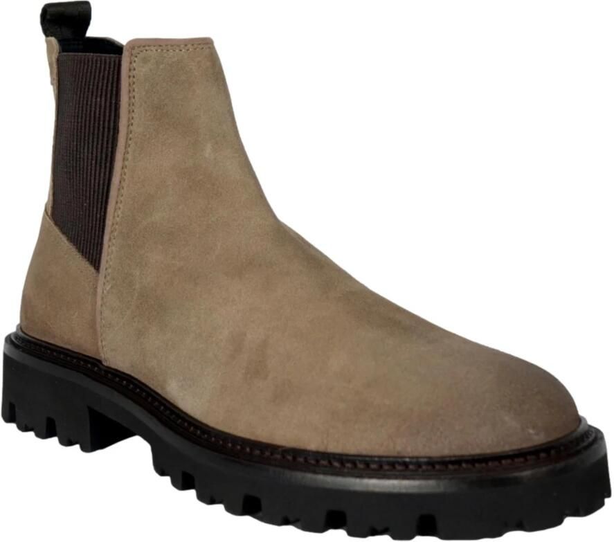 BOSS Nette Schoenen Heren Sienne_desb Suède Beige - Foto 3