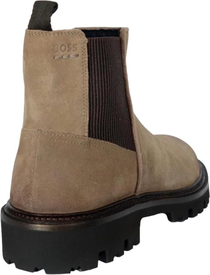 BOSS Nette Schoenen Heren Sienne_desb Suède Beige - Foto 4
