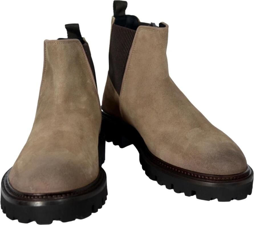 BOSS Nette Schoenen Heren Sienne_desb Suède Beige - Foto 2