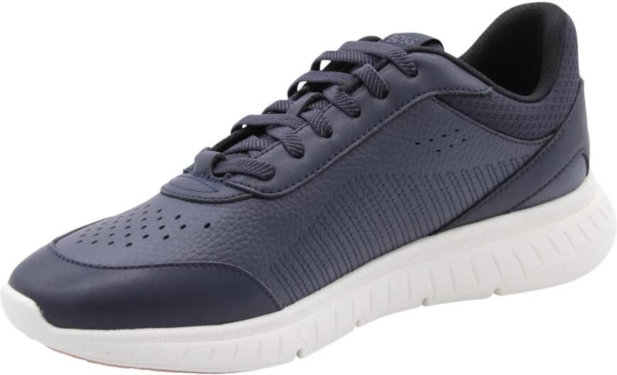 BOSS Lage Sneakers Heren Jonah Runn Textiel Blauw - Foto 2
