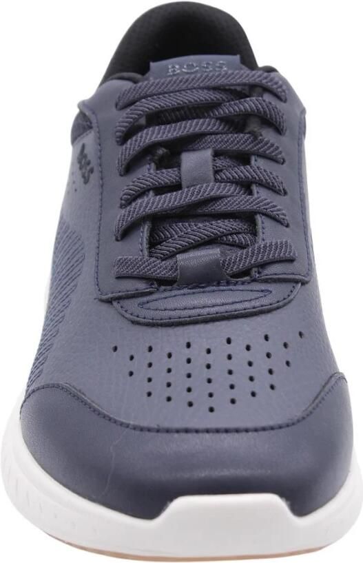 BOSS Lage Sneakers Heren Jonah Runn Textiel Blauw - Foto 6