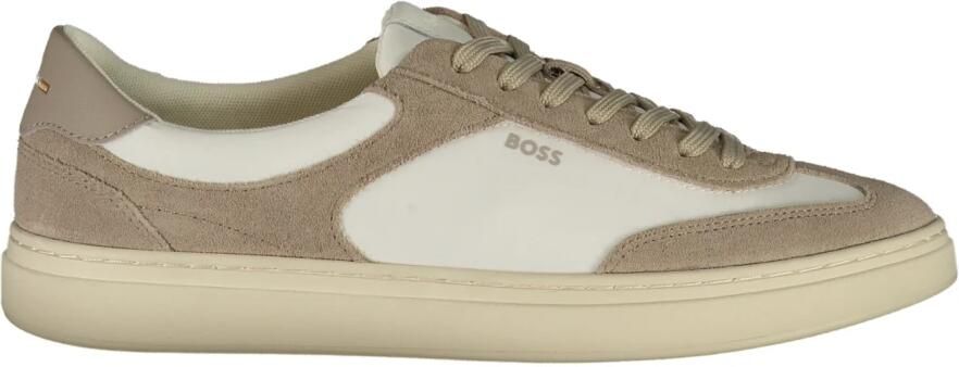 Boss Sneakers van echt leer met labelopschrift - Foto 3