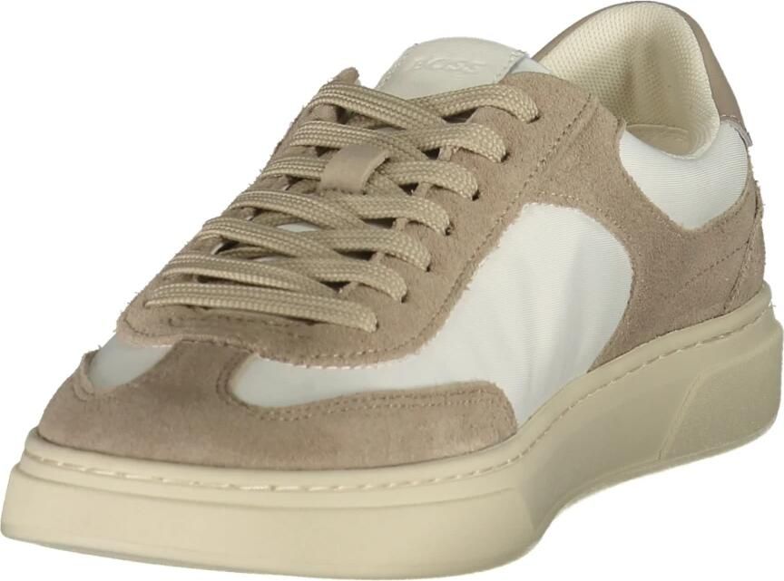 Boss Sneakers van echt leer met labelopschrift - Foto 5