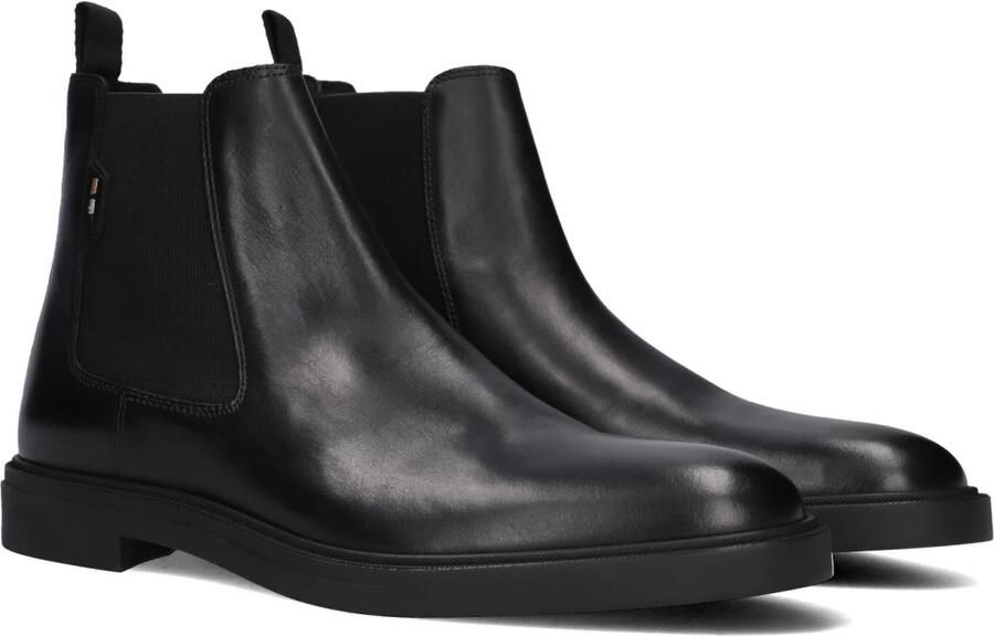 Boss Boots van een mix van leer en textiel met elastische inzetten - Foto 2