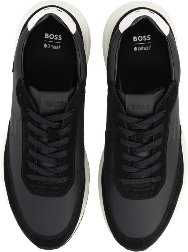 Boss Lage sneakers van suède en nylon - Foto 2