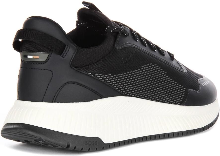 Boss Moderne Donkerblauwe Textiel Sneakers Mannen - Foto 2