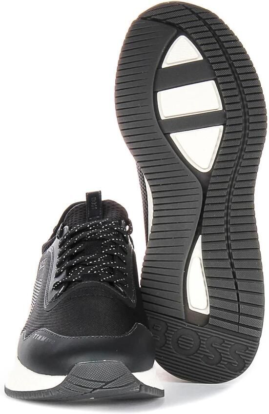 Boss Moderne Donkerblauwe Textiel Sneakers Mannen - Foto 6
