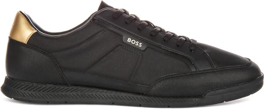 Boss Lage sneakers met rubberzool model 'NITAN_LOWP_TXTHEM'