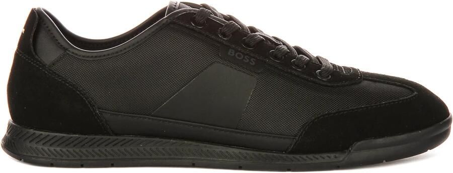 Boss Lage sneakers met applicaties in suèdelook model 'NITAN_LOWP_NYMITH'