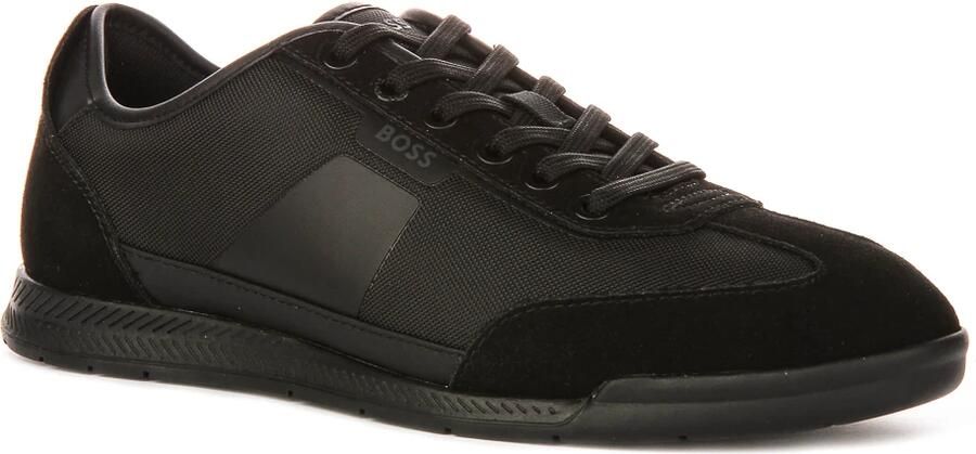 Boss Lage sneakers met applicaties in suèdelook model 'NITAN_LOWP_NYMITH' - Foto 5