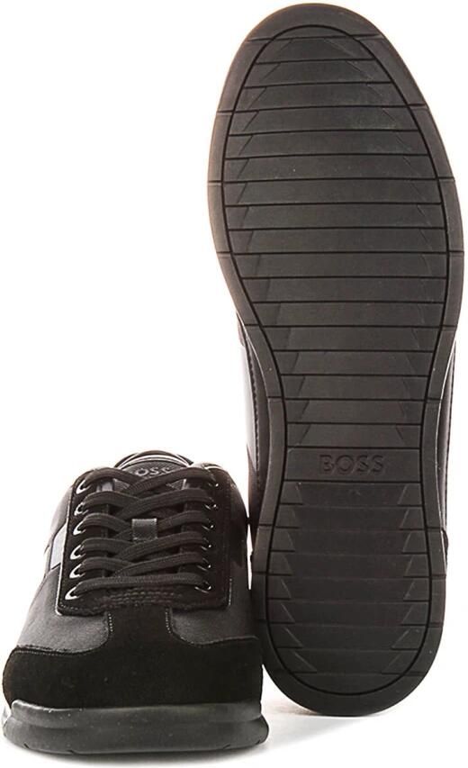 Boss Lage sneakers met applicaties in suèdelook model 'NITAN_LOWP_NYMITH' - Foto 3