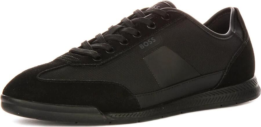 Boss Lage sneakers met applicaties in suèdelook model 'NITAN_LOWP_NYMITH' - Foto 4