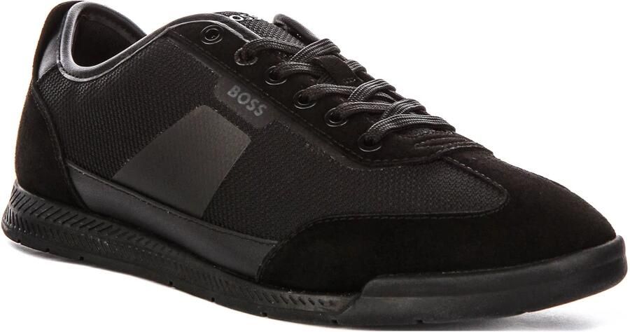 Hugo Boss Heren Sneakers Zwart 50563824 005 Nitan Lowp Txmx - Foto 6