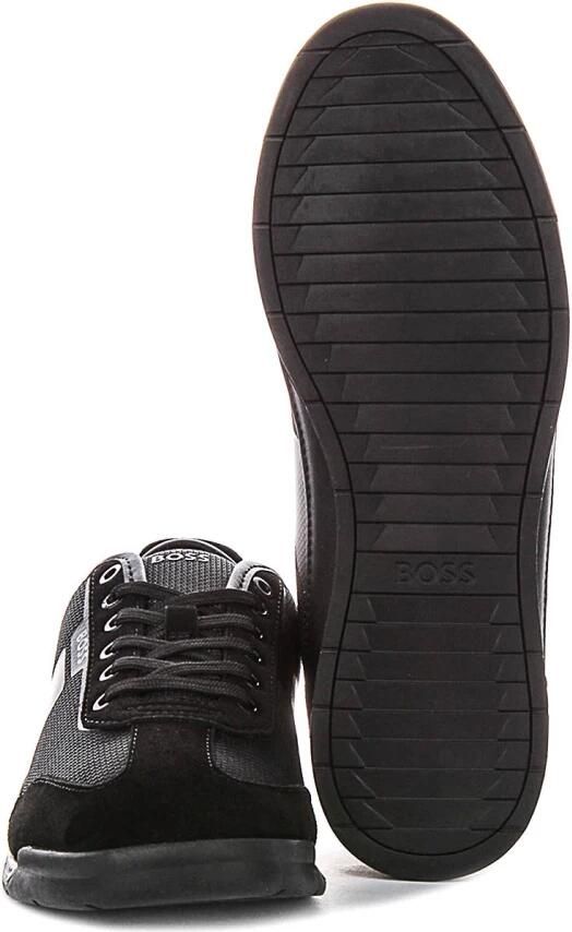 Hugo Boss Heren Sneakers Zwart 50563824 005 Nitan Lowp Txmx - Foto 4
