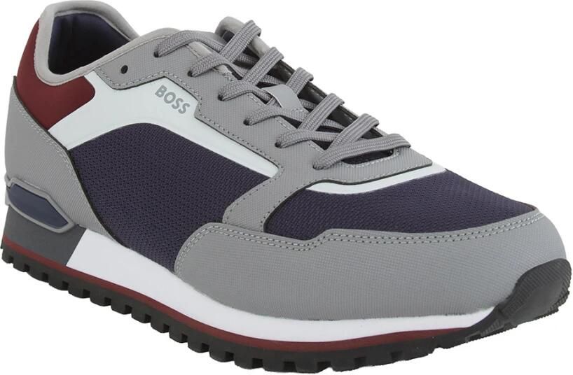BOSS Sneakers laag 'Parkour' navy lichtgrijs bourgogne - Foto 3