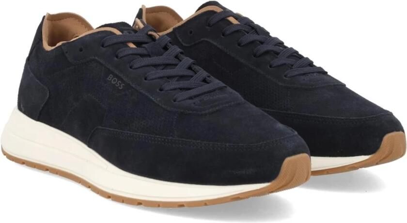 Boss Perforated Suede Sneakers - Foto 5