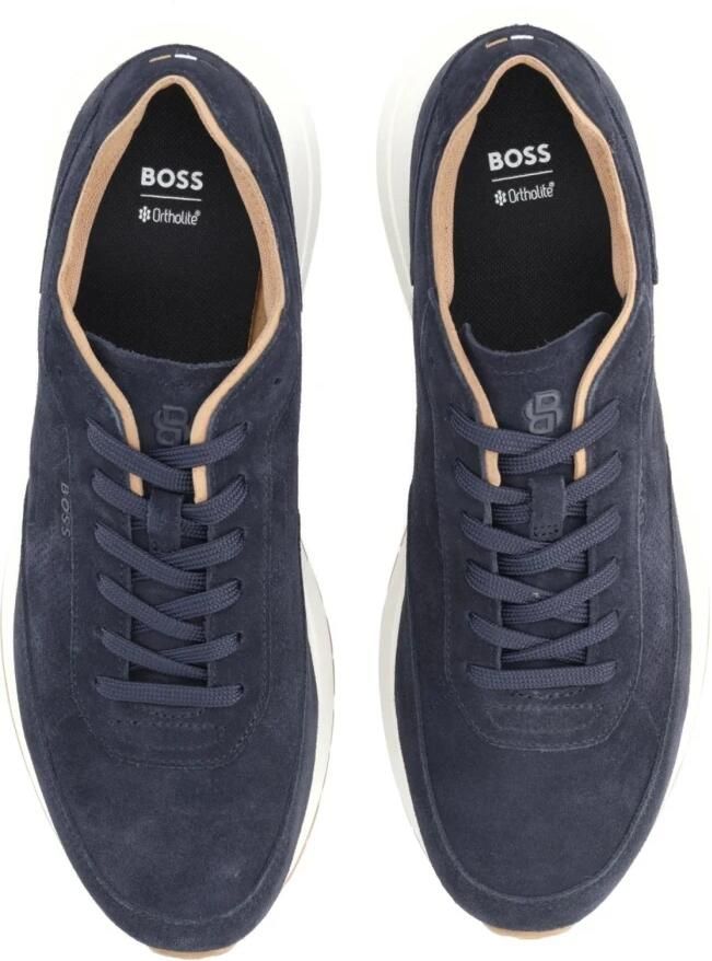Boss Perforated Suede Sneakers - Foto 2