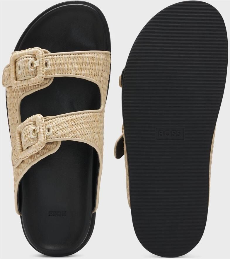 Boss Slippers met labeldetail model 'Freyah' - Foto 2