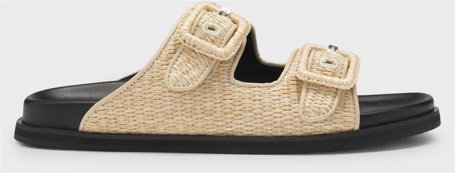 Boss Slippers met labeldetail model 'Freyah' - Foto 5