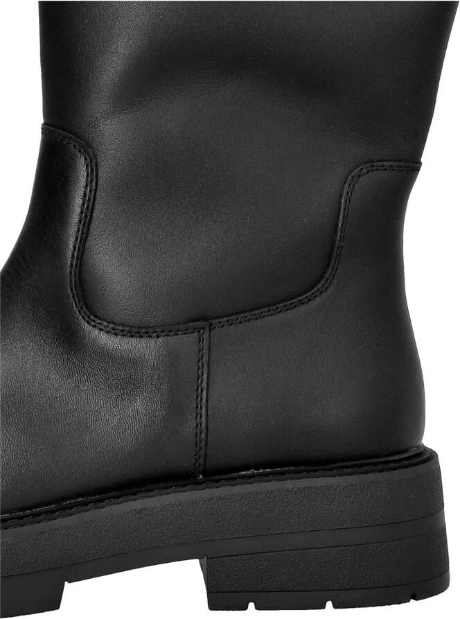 Hugo Boss Double B Monogram Leren Laarzen Zwart Black Dames - Foto 5