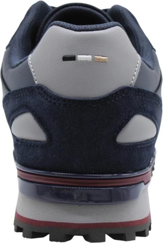 BOSS Lage Sneakers Heren Jonah Runn Textiel Blauw - Foto 7