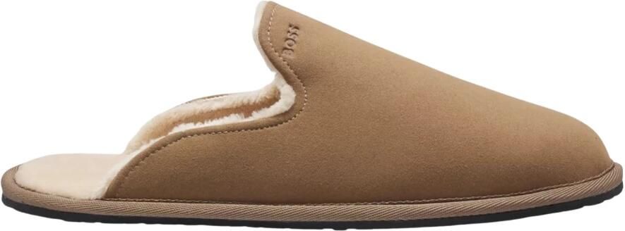 Boss Slippers met schapenvacht voering