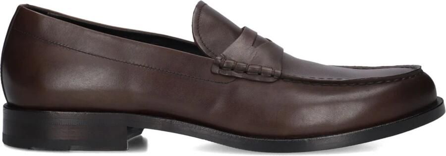 BOSS Loafers Heren Tayil-l_loaf Leer Bruin - Foto 4