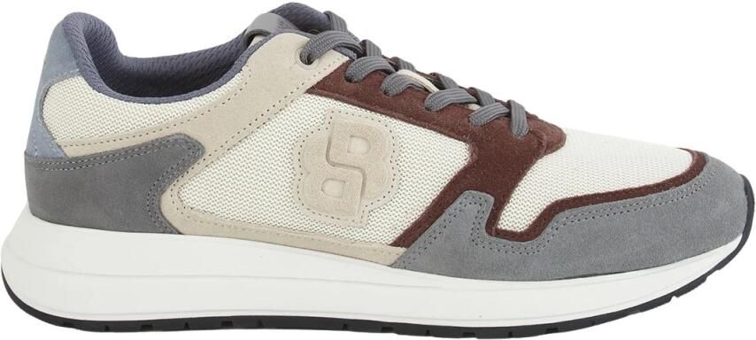 BOSS Sneakers laag 'Vinston' donkerbruin lichtgrijs donkergrijs