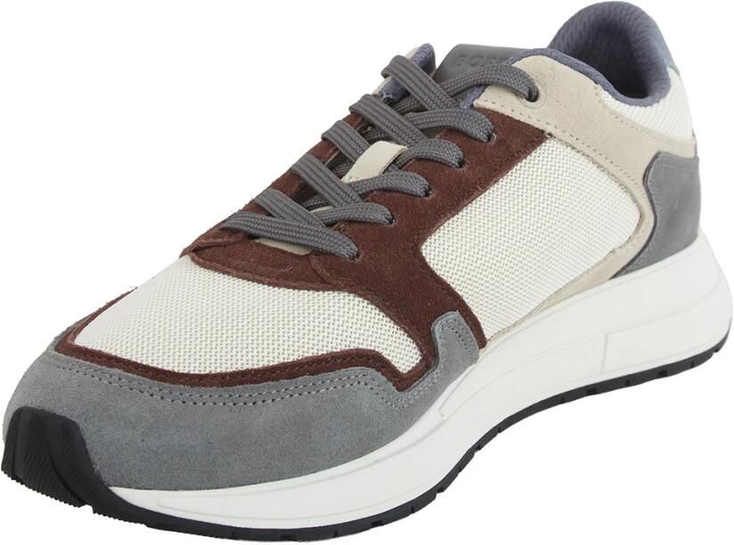BOSS Sneakers laag 'Vinston' donkerbruin lichtgrijs donkergrijs - Foto 2