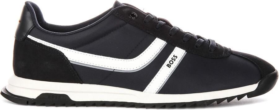 Boss Orange Lage sneakers met details in suèdelook model 'ZAYN'