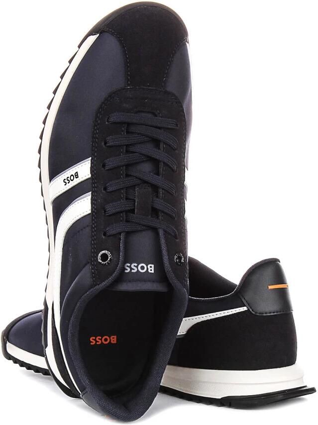 Boss Orange Lage sneakers met details in suèdelook model 'ZAYN' - Foto 2