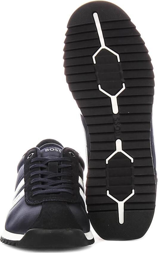 Boss Orange Lage sneakers met details in suèdelook model 'ZAYN' - Foto 4