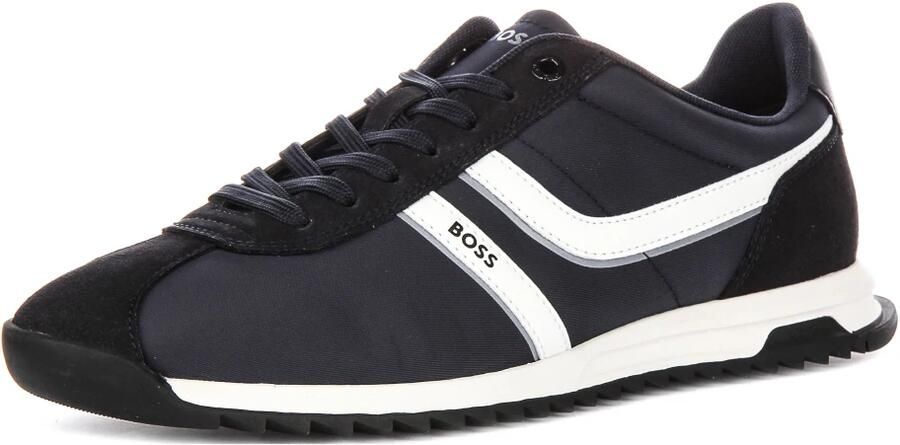 Boss Orange Lage sneakers met details in suèdelook model 'ZAYN' - Foto 6