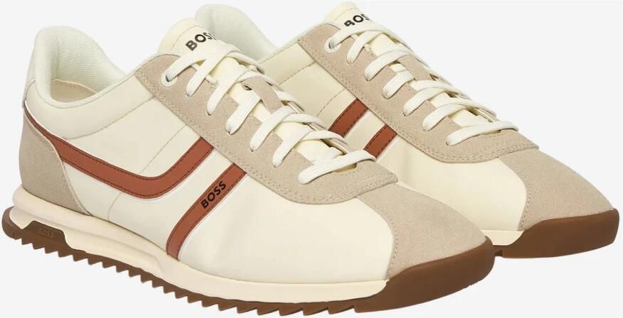 Boss Orange Low top sneakers met Leerlook-details Model 'ZAYN_LOWP_NYMI ' - Foto 5
