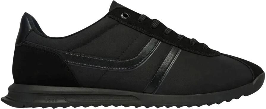 Boss Orange Lage sneakers met details in suèdelook model 'ZAYN'