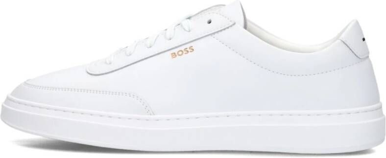 Hugo Boss Witte Veterschoenen met Zijlogo White Heren - Foto 4
