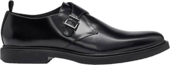 Boss Klassieke Leren Loafer Black Heren