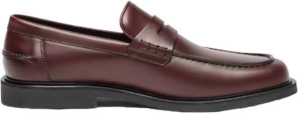 Boss Klassieke Loafer Schoenen Red Heren