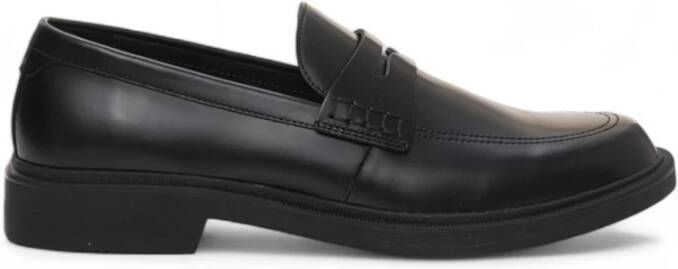 Boss Leren Loafer met Zijlogo