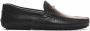 Boss Retro Logo Leren Loafer - Thumbnail 1