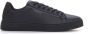 Boss Rhys-Tenn-Pusdth Leather sneakers with laces Black Heren - Thumbnail 1