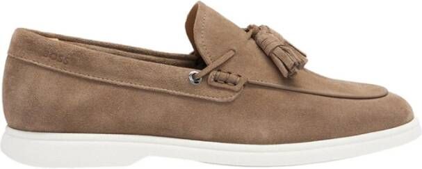 Boss Sienne Moccasin Schoenen Brown Heren