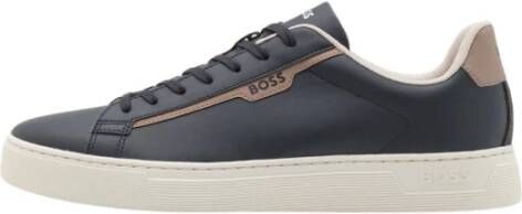 Hugo Boss Donkerblauwe Rhys Tenn Sneakers Blue Heren