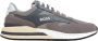 Hugo Boss Kurt sneaker van leer met suède details - Thumbnail 1